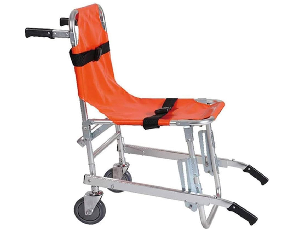 Chaise-brancard d'évacuation pliante orange (159 kg / 300 lb)