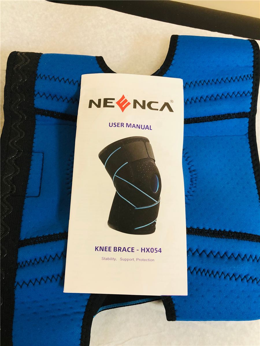 Genouillère ajustable NEENCA HX054 — stabilisateurs latéraux et coussinet rotulien