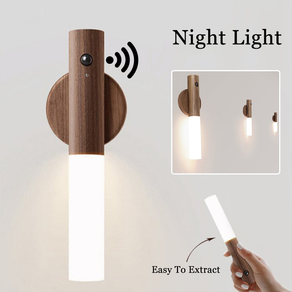 Veilleuse à détecteur de mouvement rechargeable — une lumière douce quand on en a besoin