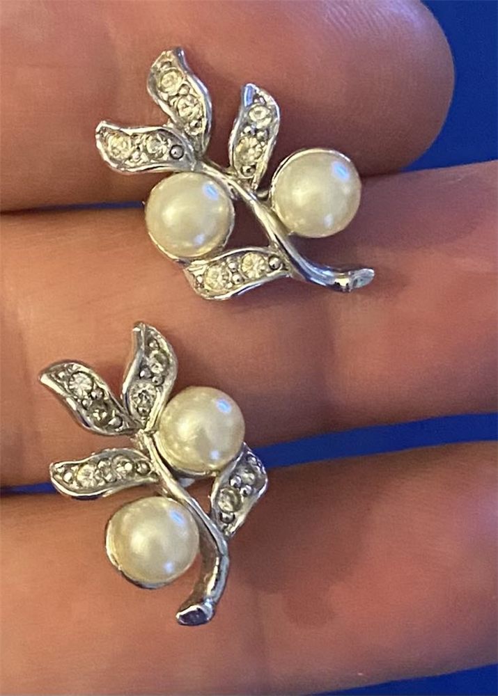 Boucles « Perles sur branche »