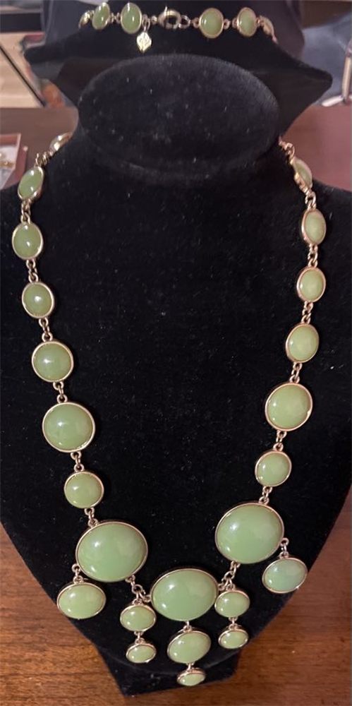 Collier plastron « Nénuphars »