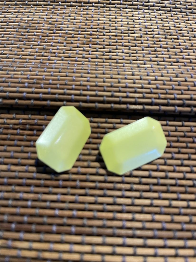 Boucles « Citron givré » — rectangle