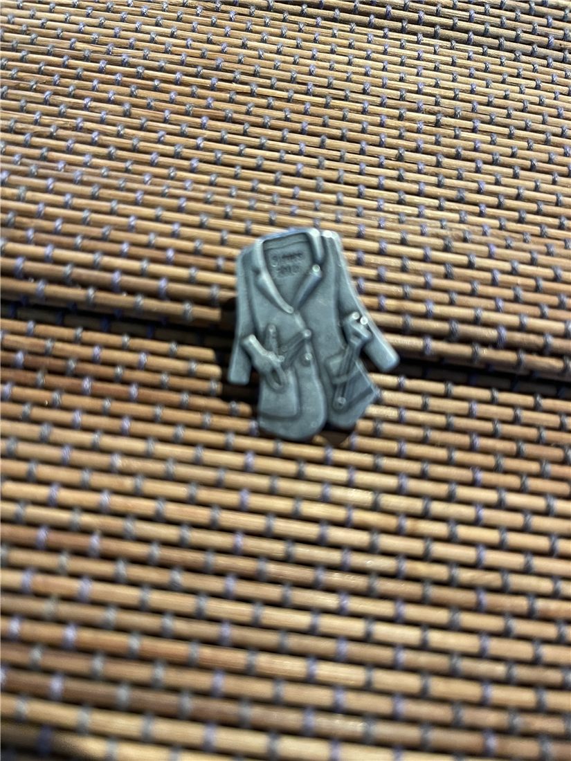 Broche « Scarabée » — argent ciselé
