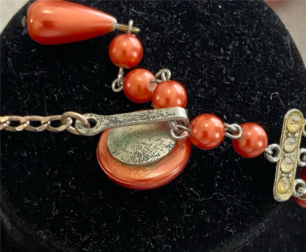 Boucles « Corail pendant »