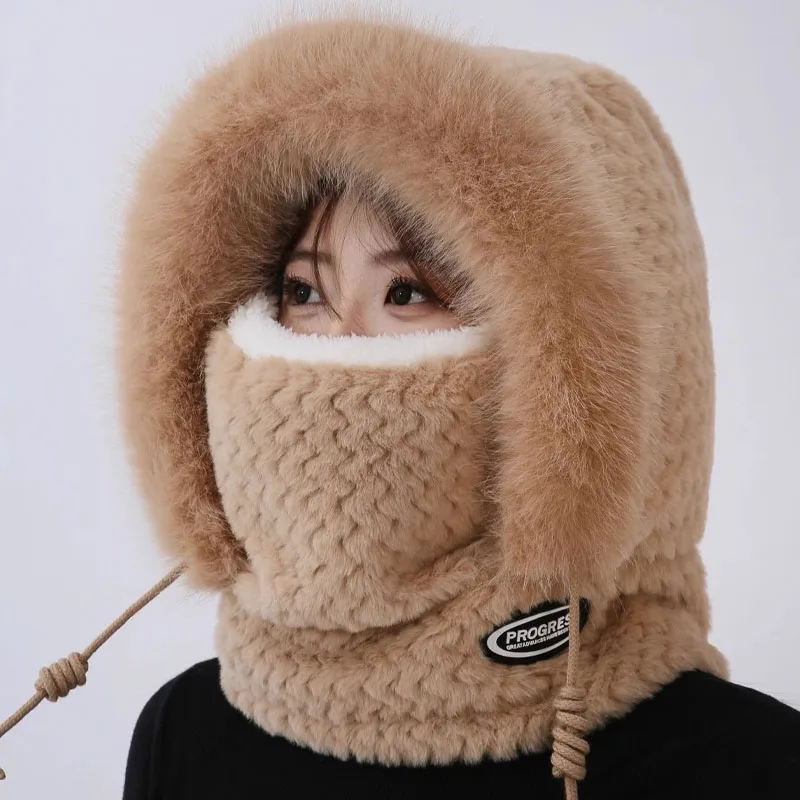 Cagoule thermale « Grand froid » — capuche, écharpe & cache-visage
