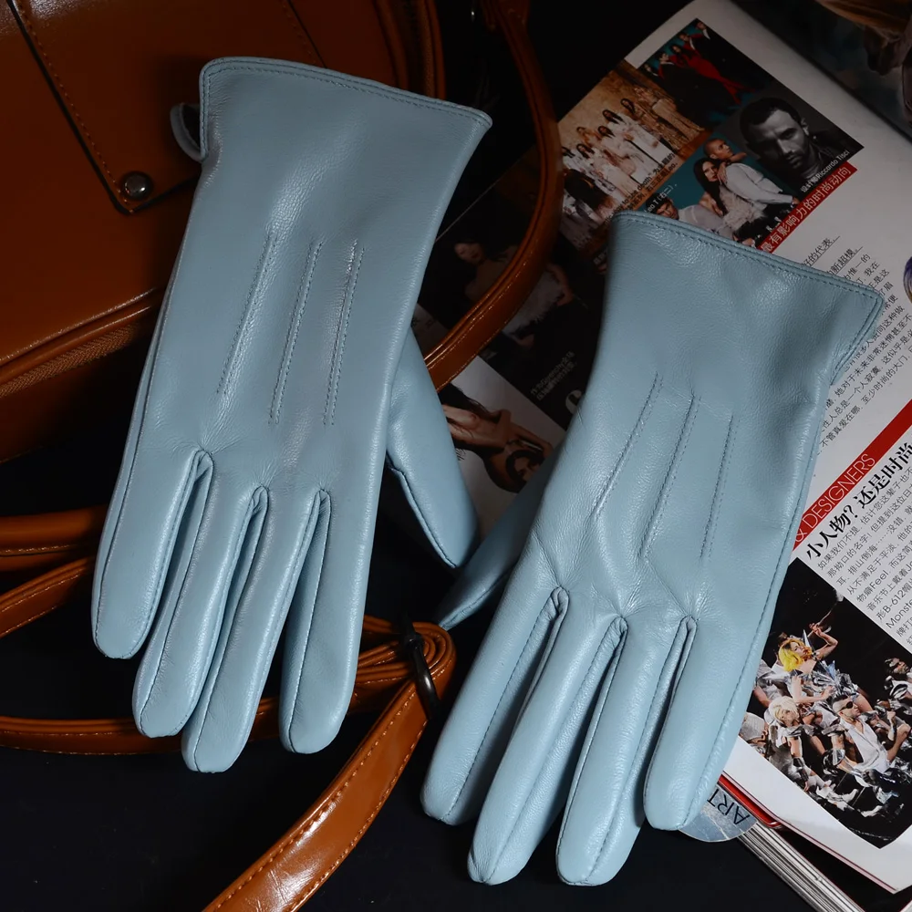 Gants en cuir véritable — élégants et chauds